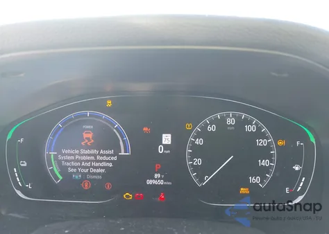 2021 Honda Accord Hybrid Ex-L из США, поврежденный, VIN 1HGCV3F59MA008179